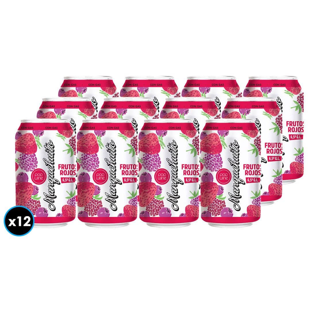 12x Cooler Manquehuito Frutos Rojos Lata 350cc 6,5°alc_1