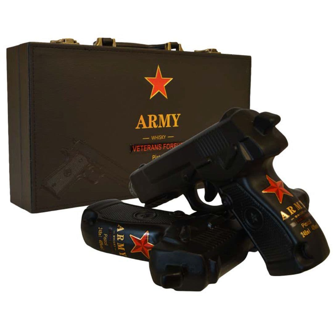 KIT Whisky Army: 2x Whisky Pistols 248cc 40° alc._1