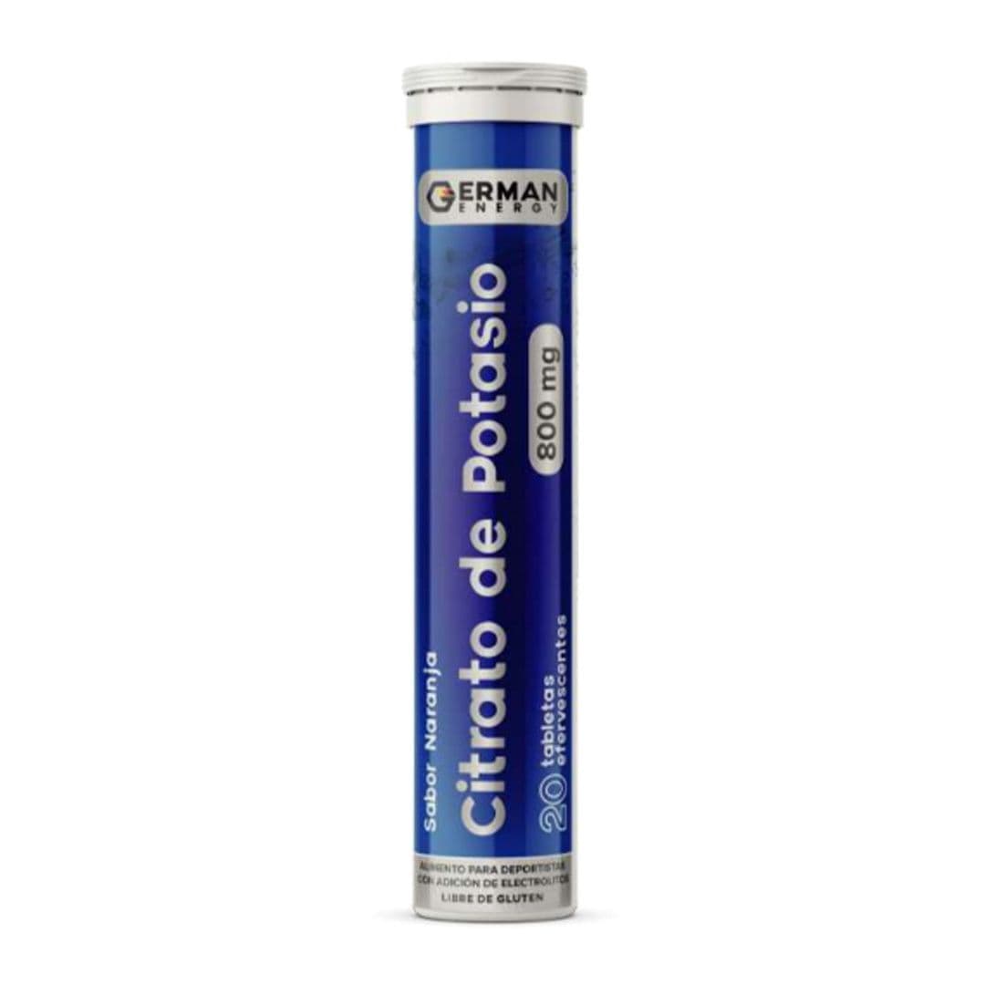 Suplemento German Energy Citrato de Potasio 800 mg (20 Tabletas Efervesentes) _1