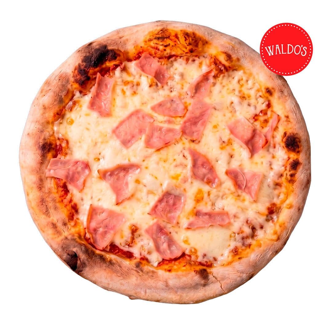 Pizza Congelada Waldos Jamón Queso 500grs_1