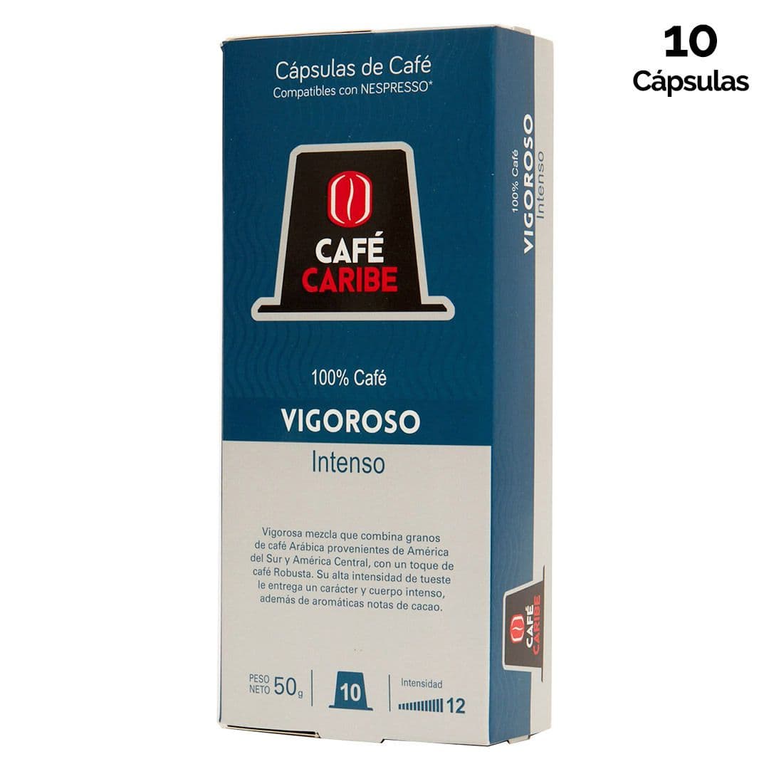 Cápsulas de Café Caribe Vigoroso Nespresso® Compatible (10 Unidades)_1