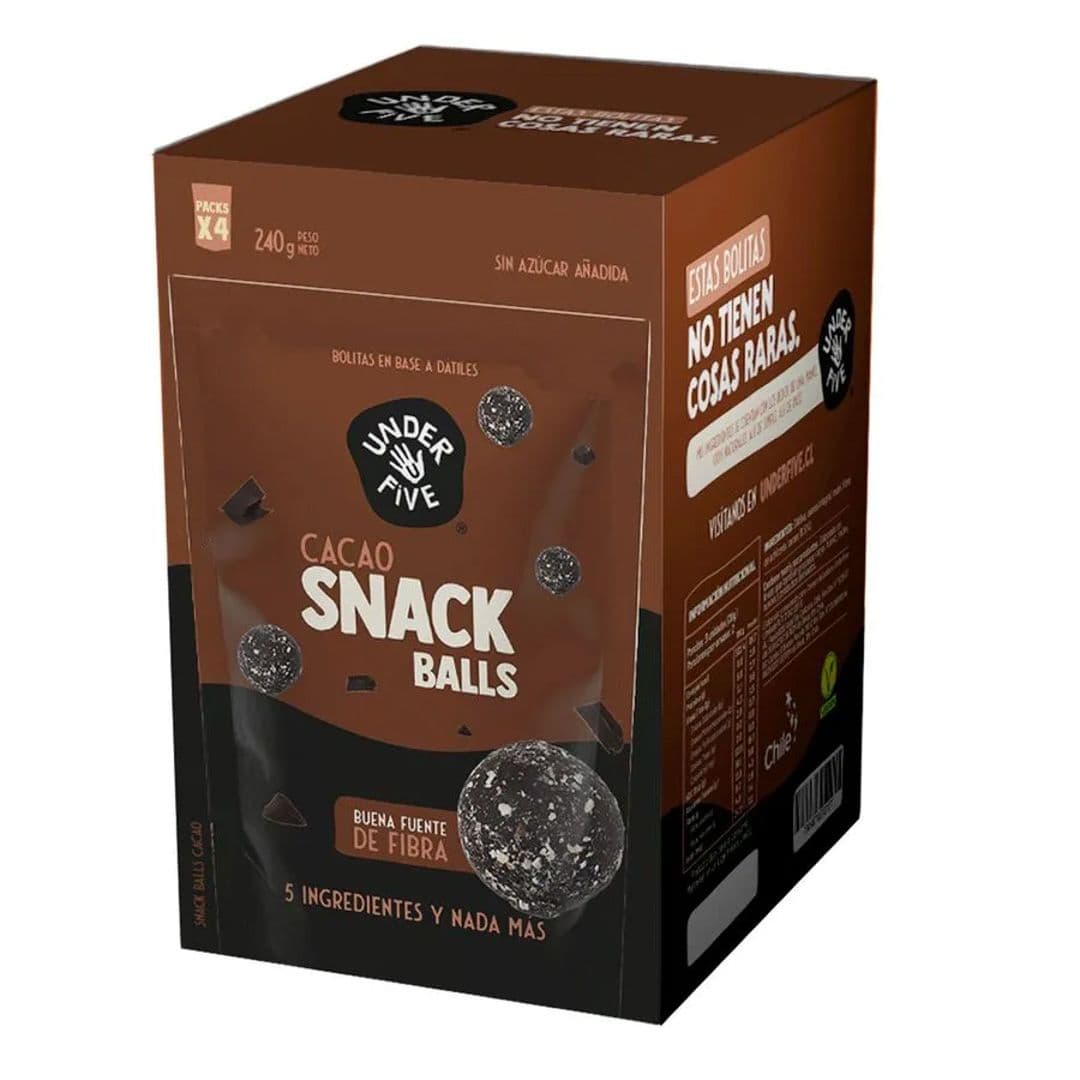 Snack Ball Underfive Cacao 60grs (4 unidades)_1