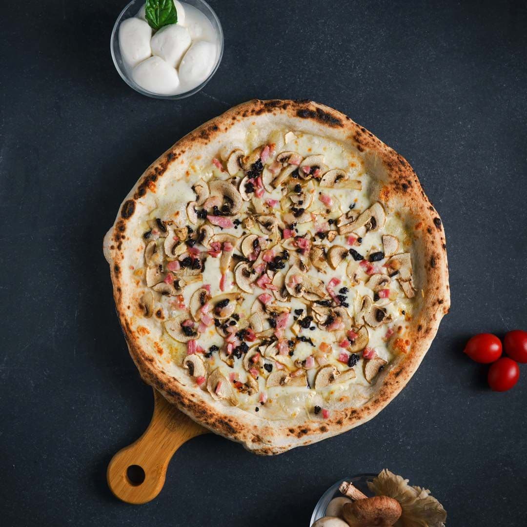 Pizza Carlotta Napoletana Tartufo e Funghi 450grs_1
