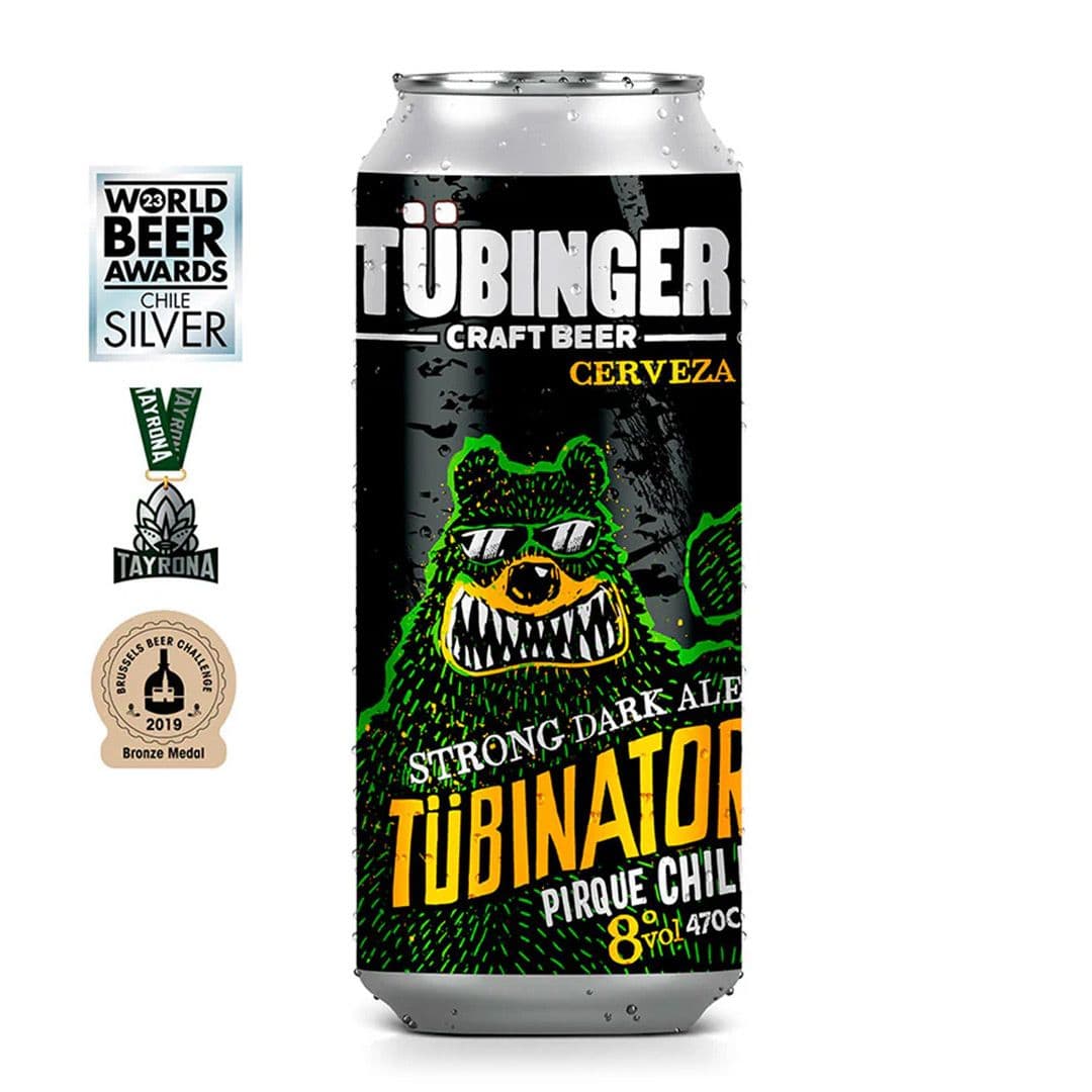 Cerveza Tubinger Tubinator Strong Dark Ale Lata 473cc_1