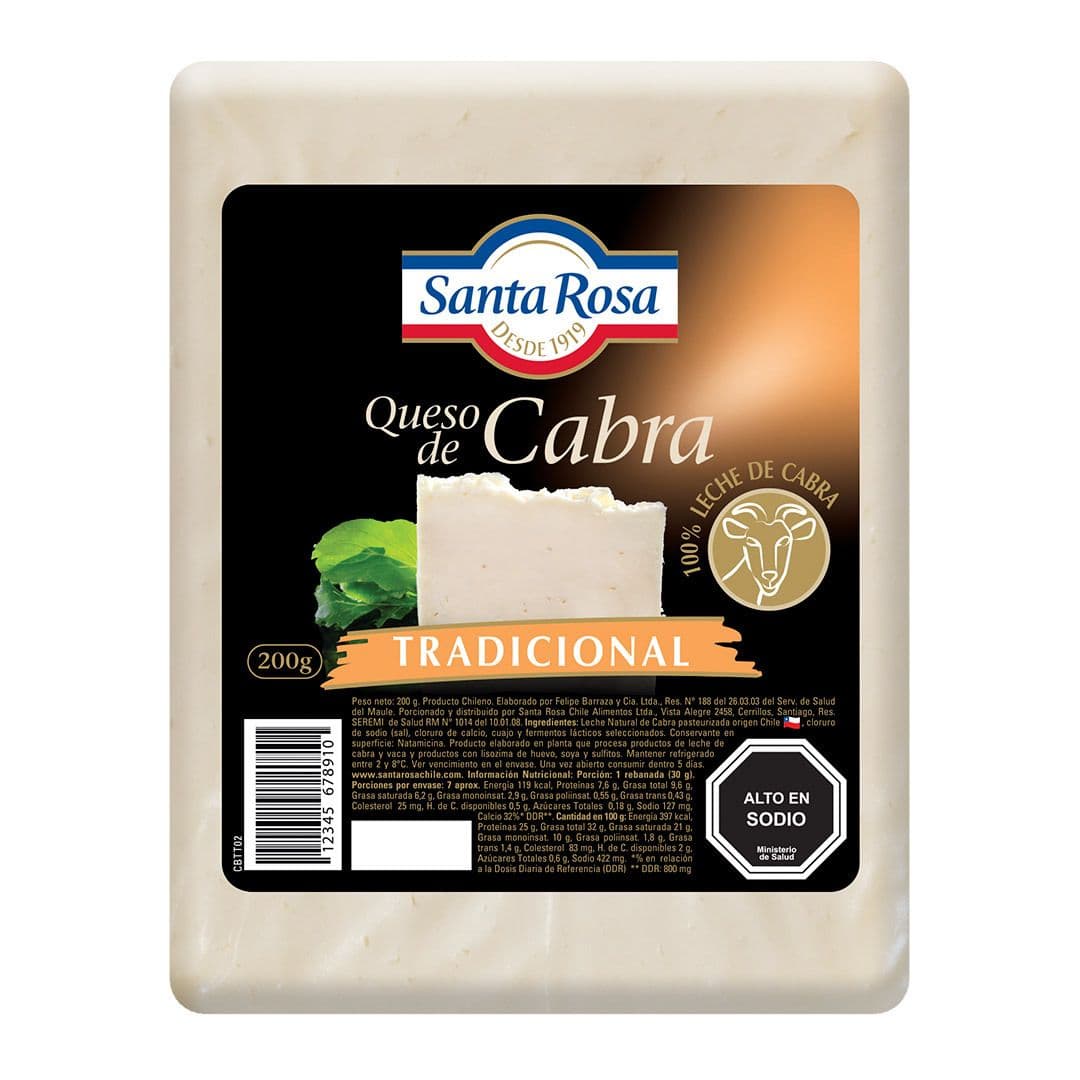 Queso Cabra Tradicional Santa Rosa 200 grs._1