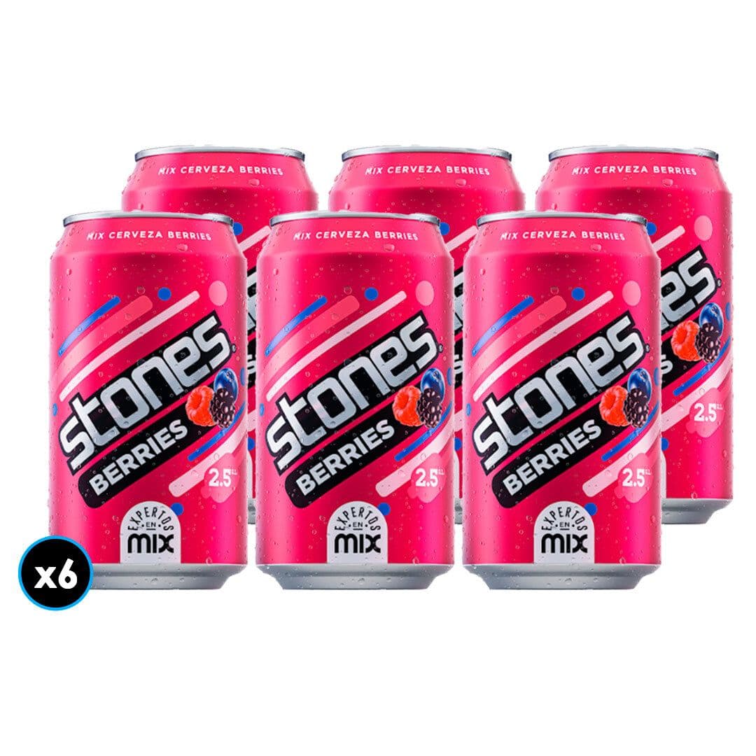 6x Cerveza Berries Stones 350cc 2,5°alc._1