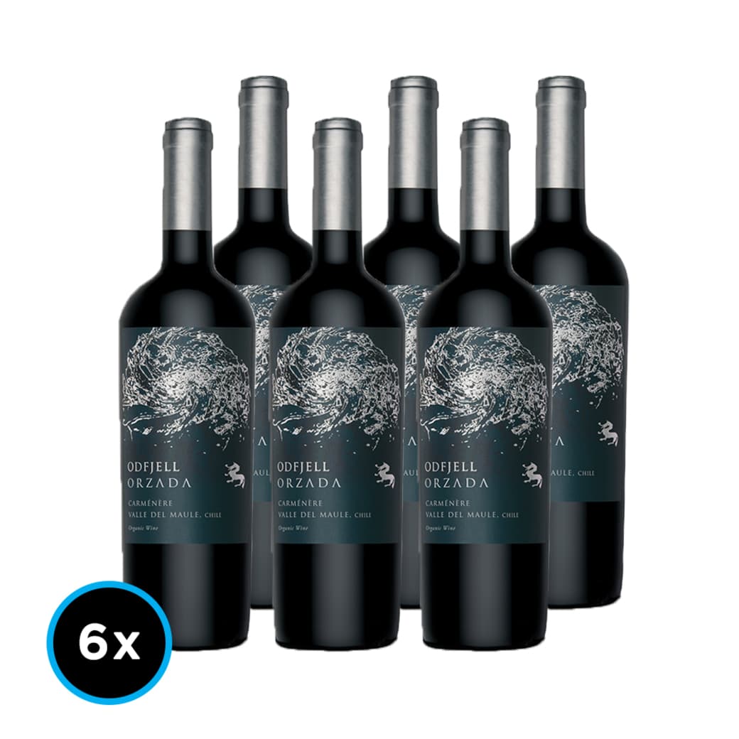 CAJA ODFJELL ORZADA (Carmenere): 6x Vino Odfjell Orzada Carmenere 750cc_1