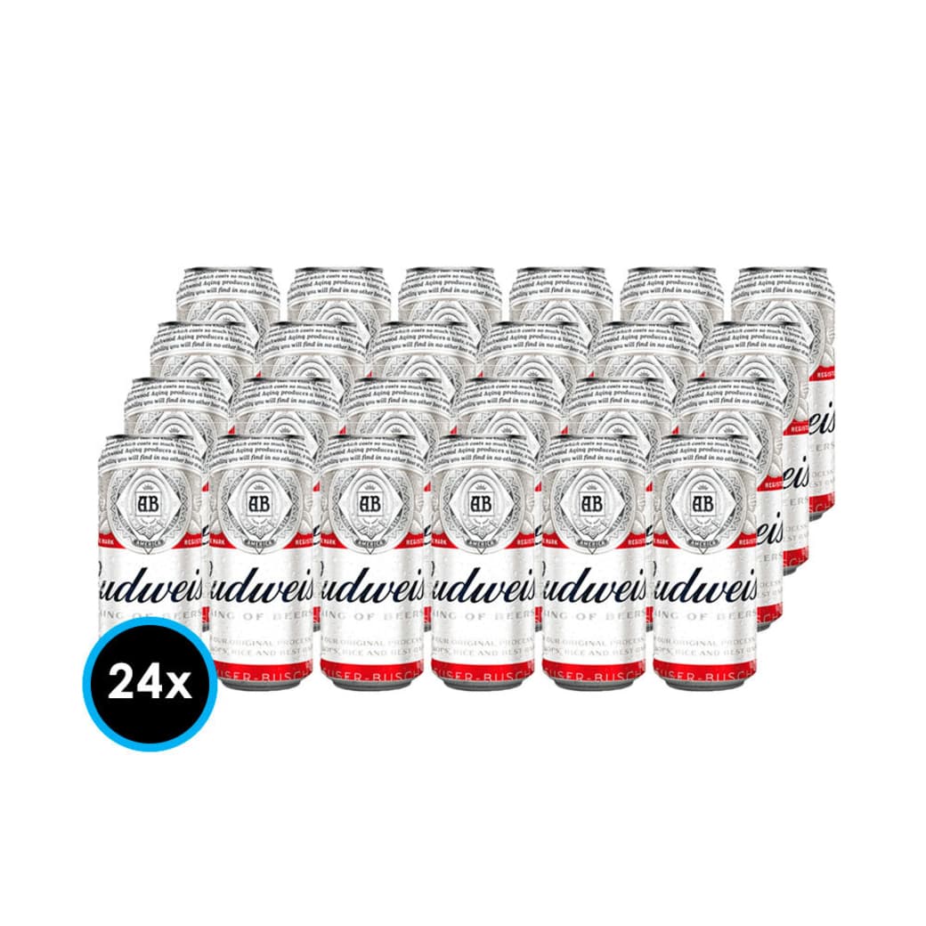 24x Cervezas Budweiser Lata 473cc_1