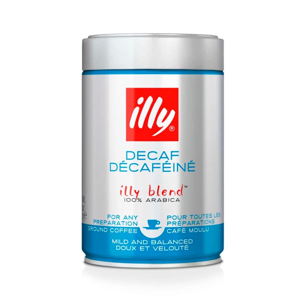 Café illy Descafeinado Molido Lata 250 grs. _1