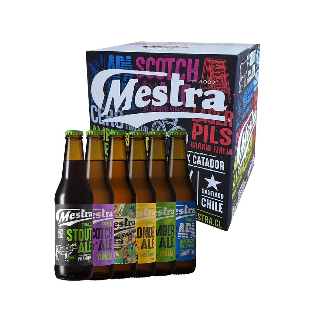 KIT CERVEZA MESTRA: 12x Cervezas de la Cervecería Mestra 330cc_1