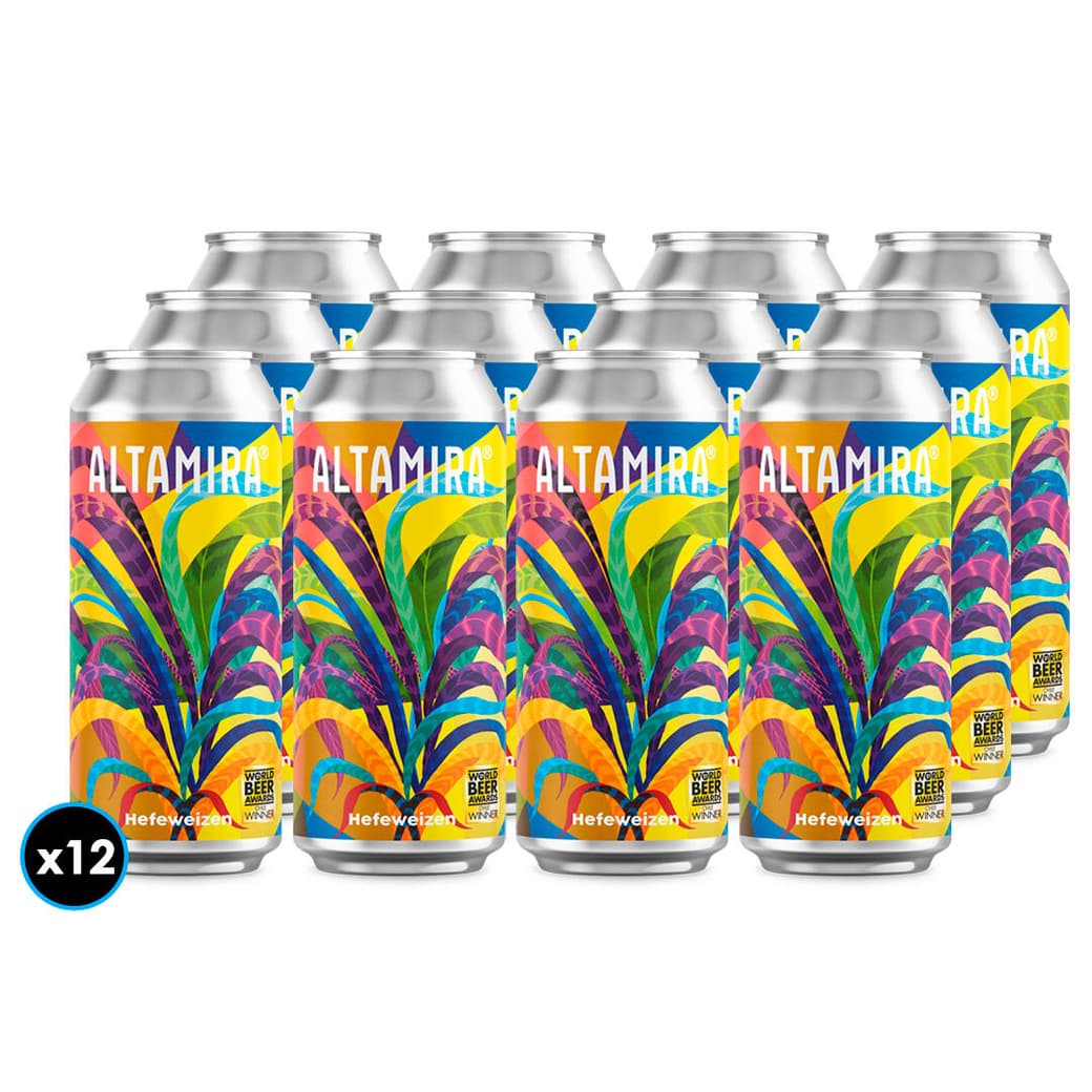 12x Cervezas Altamira Banana Pancake Hefeweizen Lata 473cc_1
