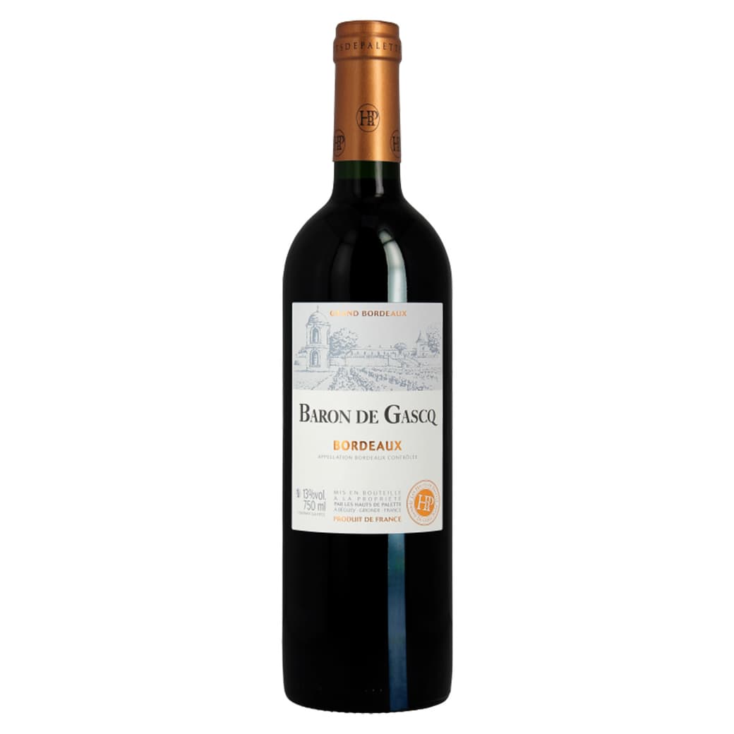 Vino Francés Bordeaux Baron de Gasq Ensamblaje 750cc_1