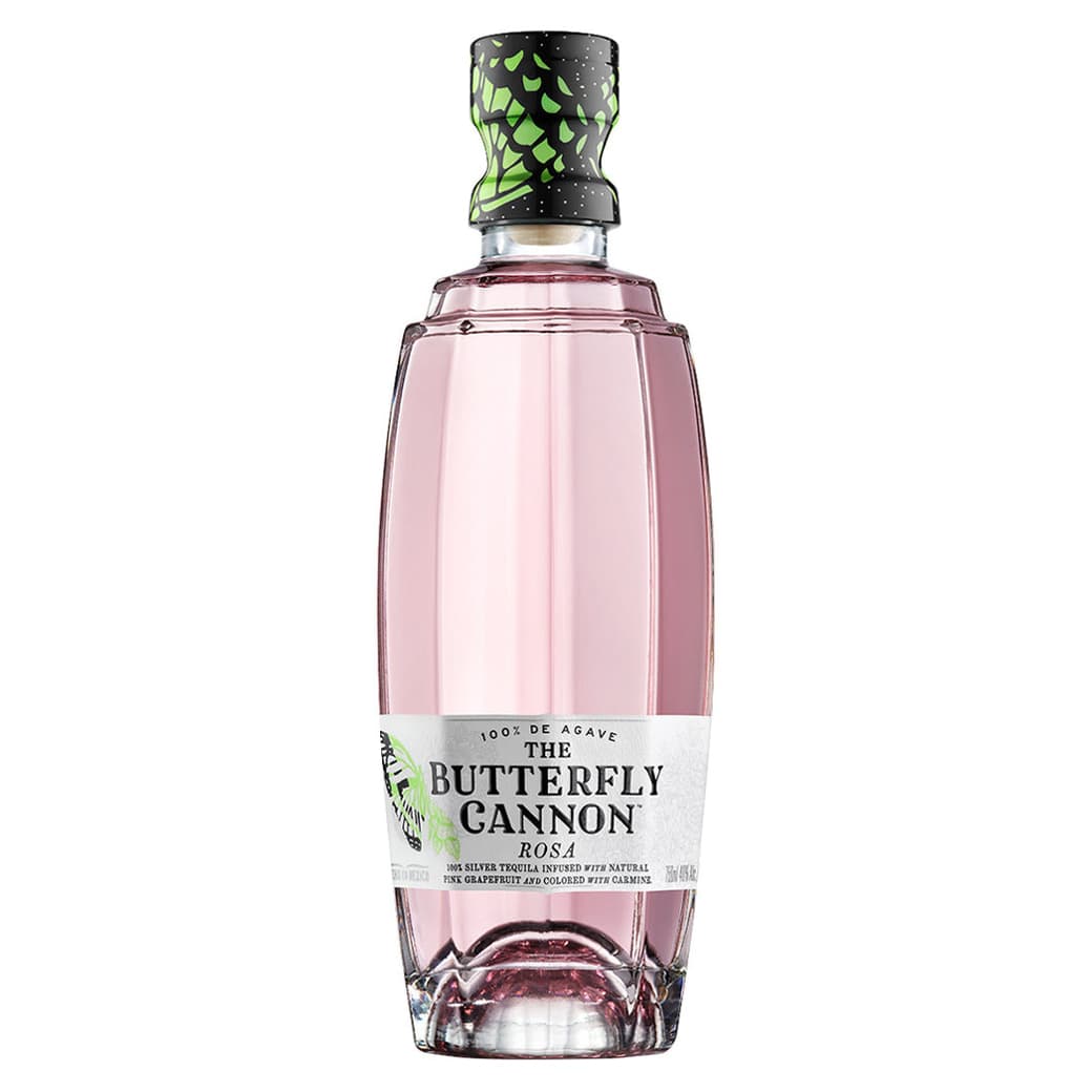 Tequila Butterfly Cannon Rosa 40° alc. 500cc_1