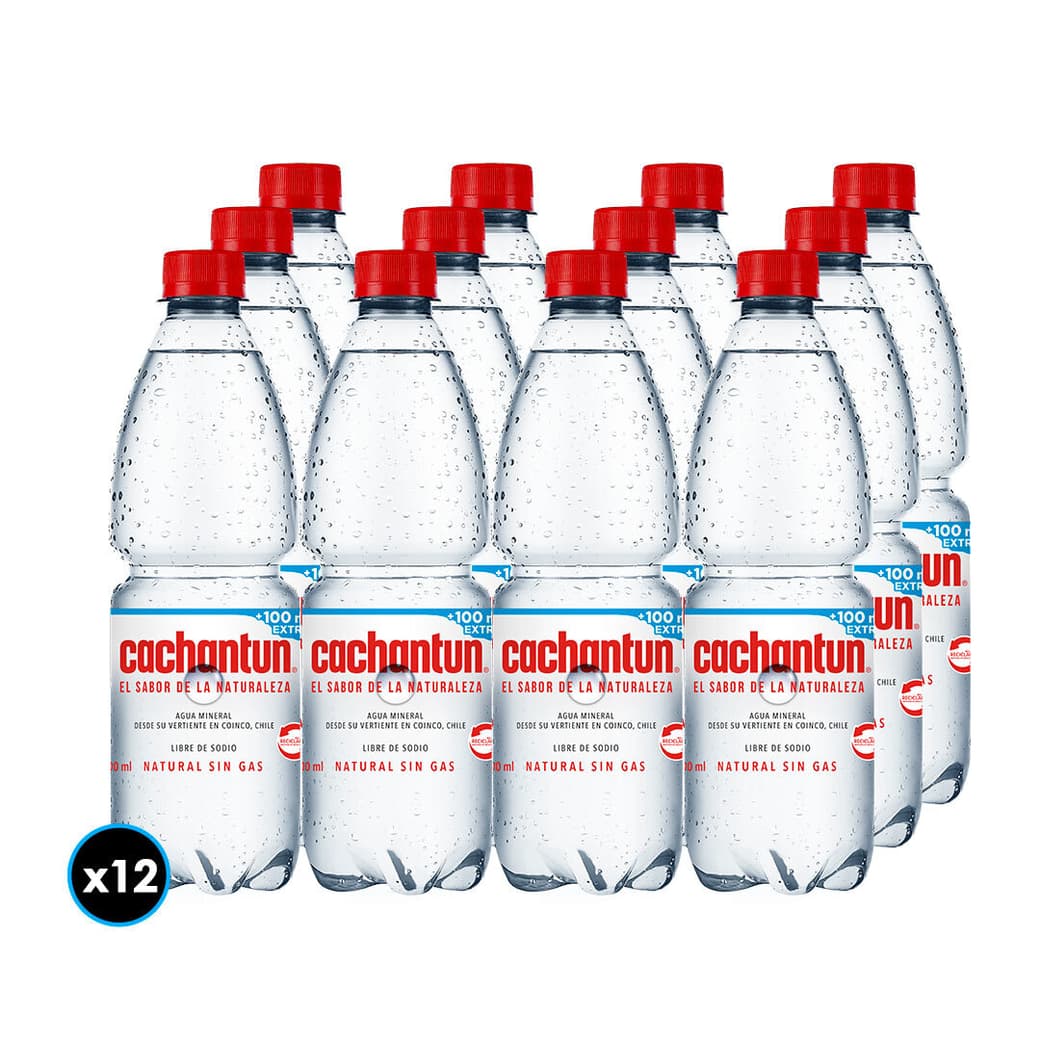 12x Agua Mineral Cachantun Sin Gas 600cc_1