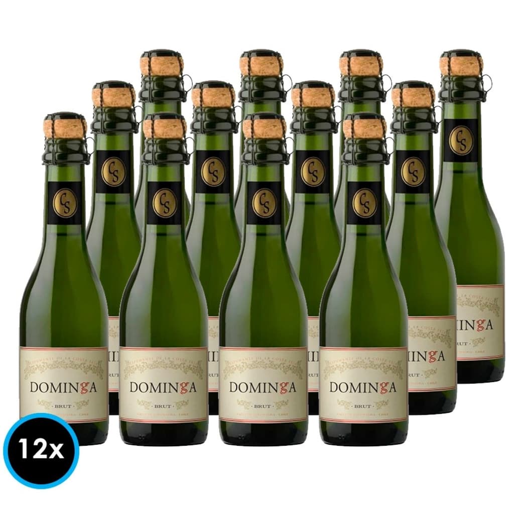 12x Espumante Casa Silva Dominga Brut 375cc_1