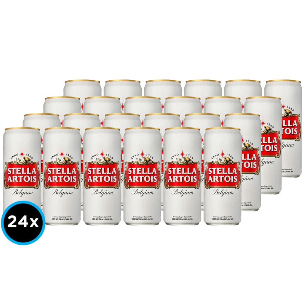 24x Cervezas Stella Artois en Lata 473cc_1