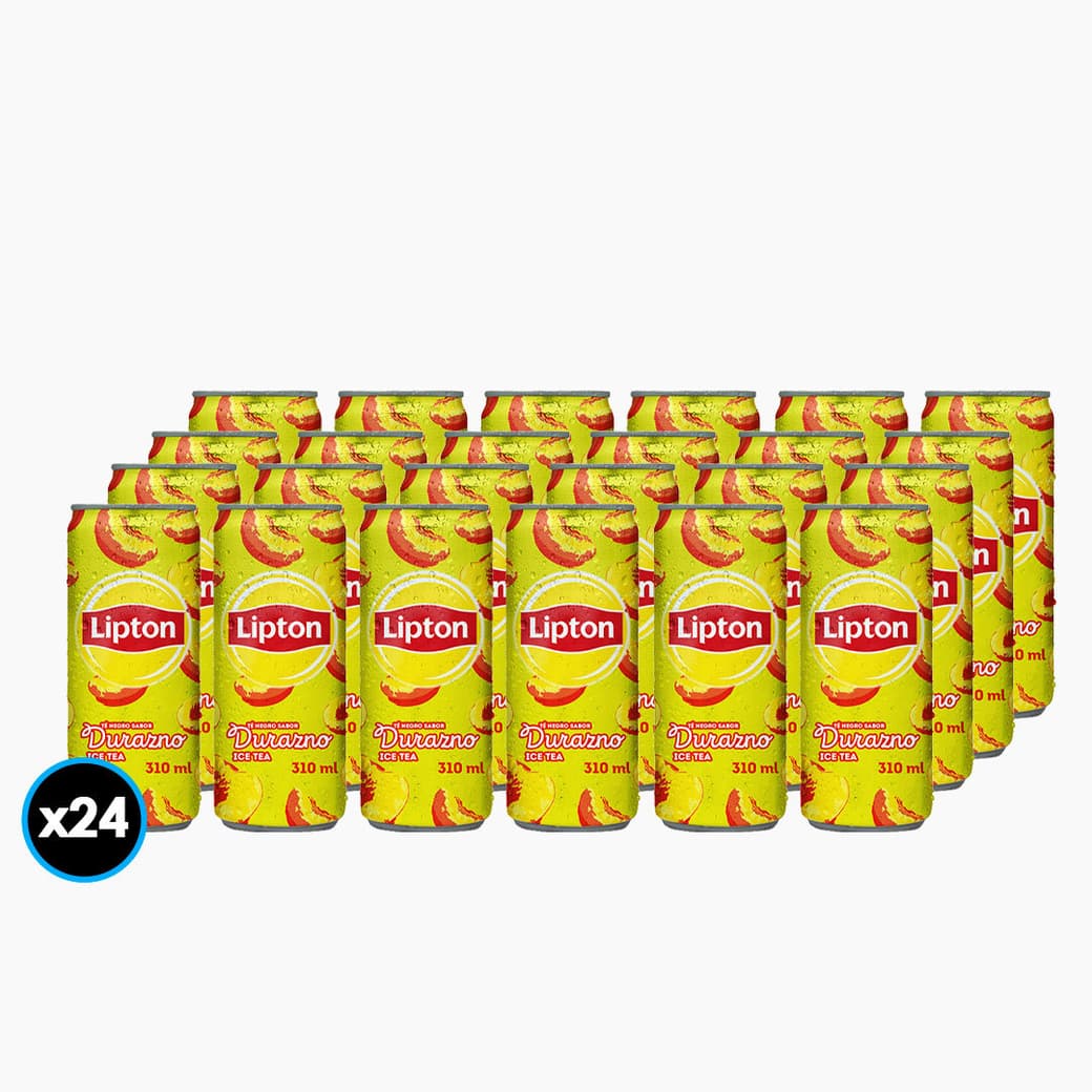24x Té Helado Lipton Durazno Lata 310cc_1