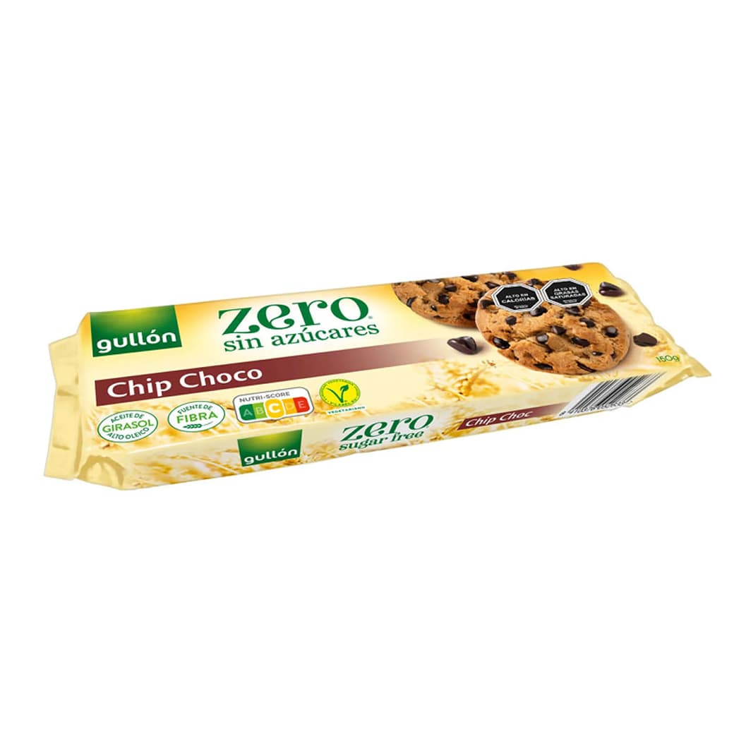 Galleta Chip Gullón Zero Chocolate 150grs_1