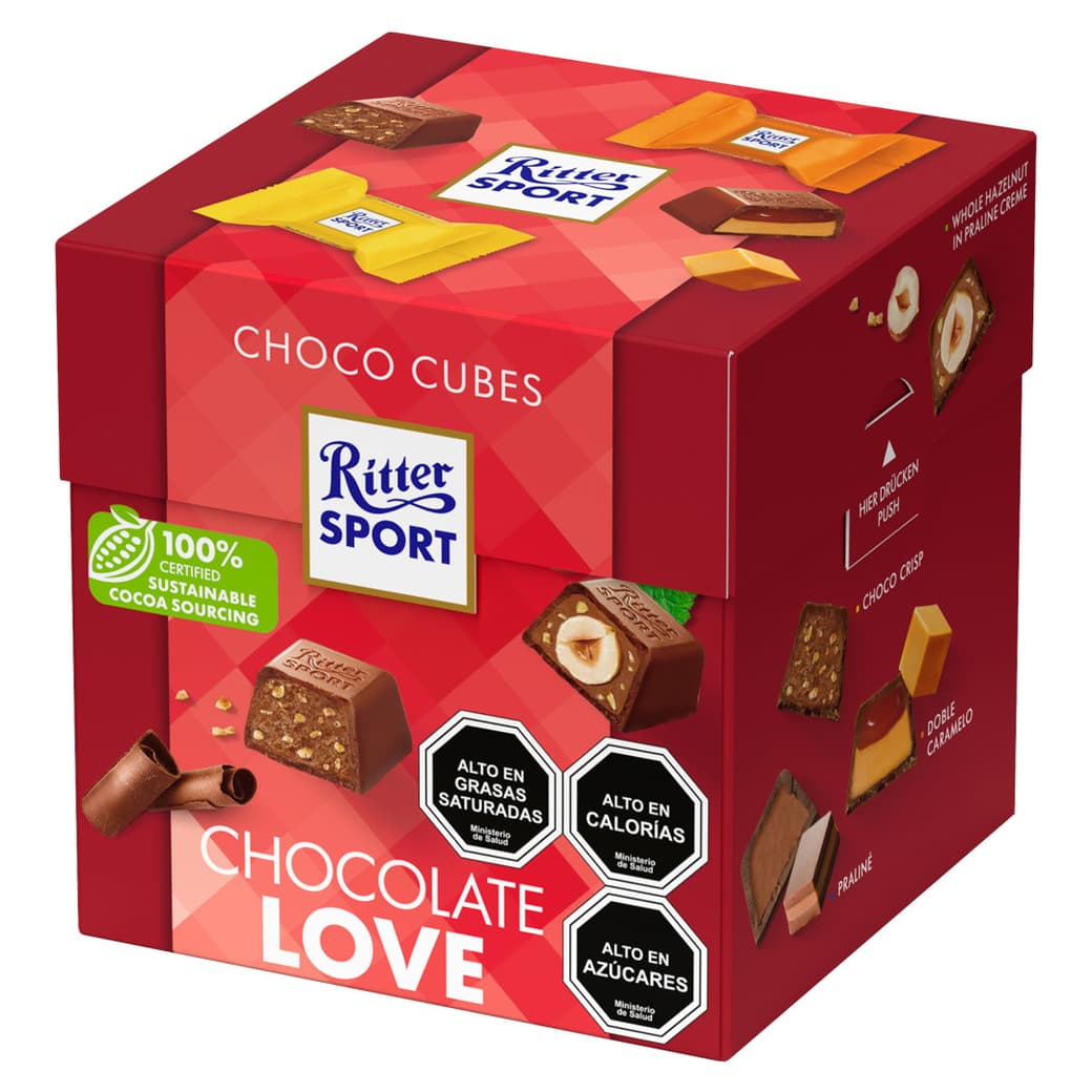 Chocolate Ritter Sport Bombones Choco Cubes Leche 176 grs._1