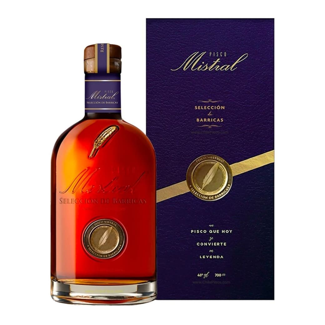 Pisco Mistral Selección de Barricas 700cc_1