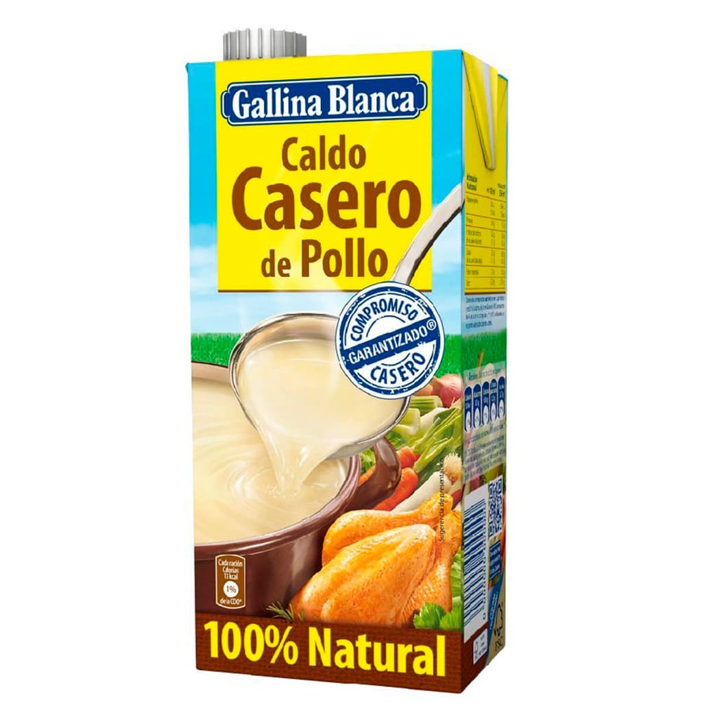 Caldo Gallina Blanca Casero de Pollo 1 Litro_1