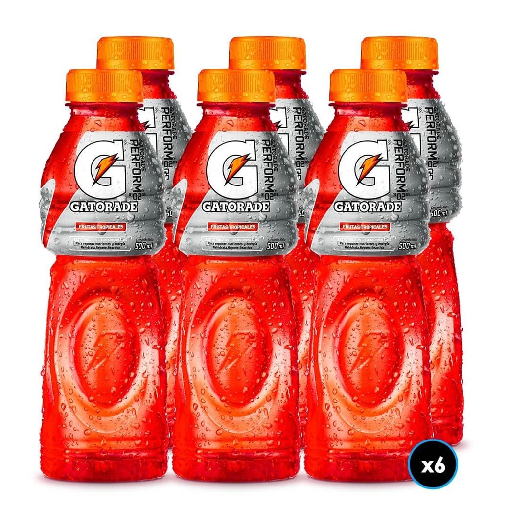6x Bebida Isotónica Gatorade Frutas Tropicales 500cc_1