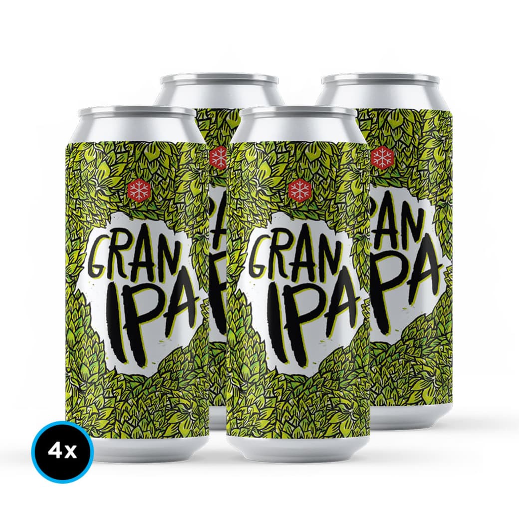 4x Cerveza Granizo Gran IPA 473cc 7,5º alc._1