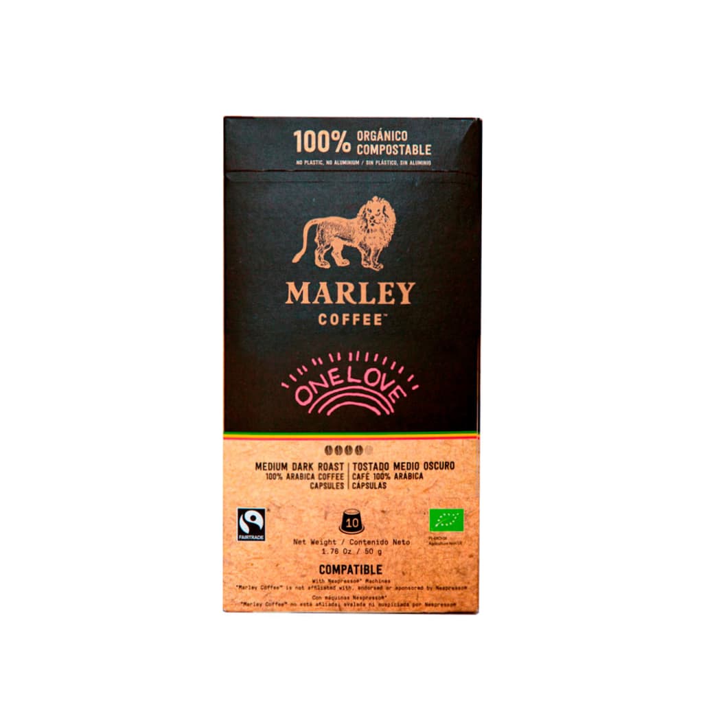 Cápsulas Café Marley Coffee One Love Nespresso® Compatible (10 Cápsulas)_1