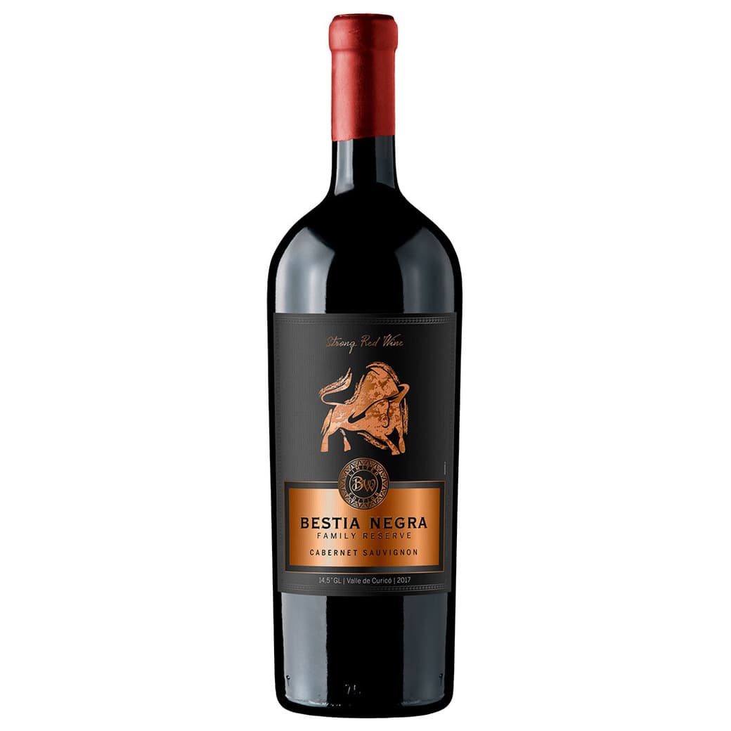 Vino Bestia Negra Reserva de Familia Cabernet Sauvignon Botellón 3 Lts._1