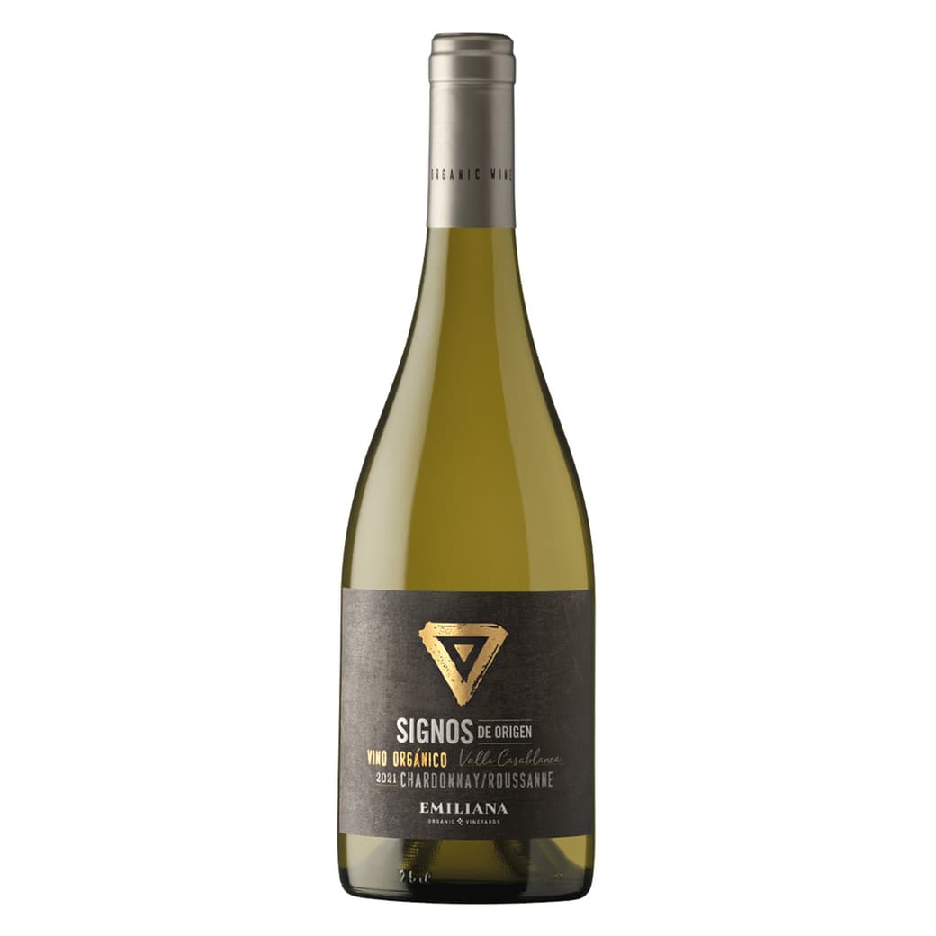 Vino Emiliana Signos de Origen Chardonnay Roussanne 750cc_1