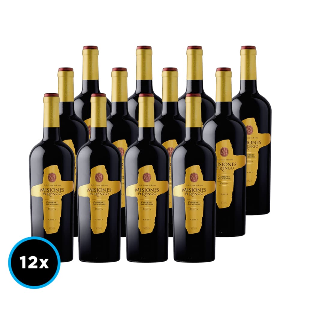 CAJA MISIONES DE RENGO (Cabernet): 12x Vino Misiones de Rengo Reserva Cabernet Sauvignon 750cc_1