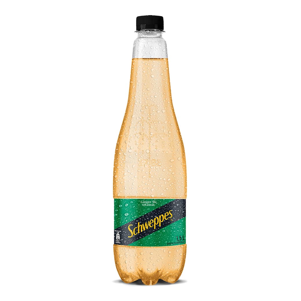 Bebida Ginger Ale Schweppes Sin Azúcar 1.5 L_1