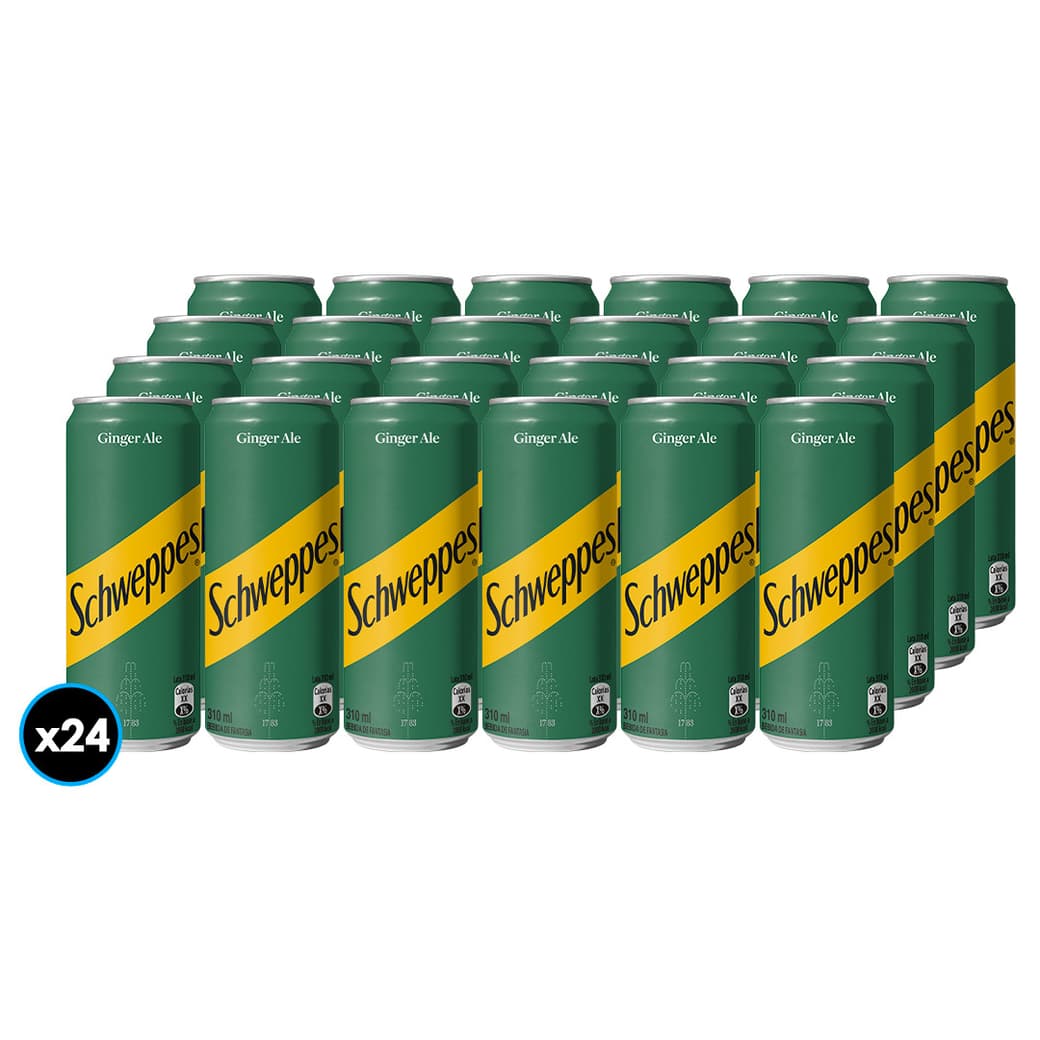 24x Bebida Schweppes Ginger Ale 310cc_1