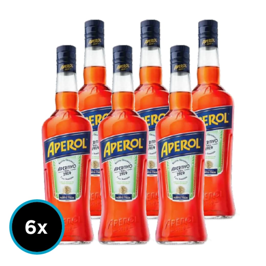 CAJA APEROL: 6x Licor Aperitivo Aperol 750cc_1
