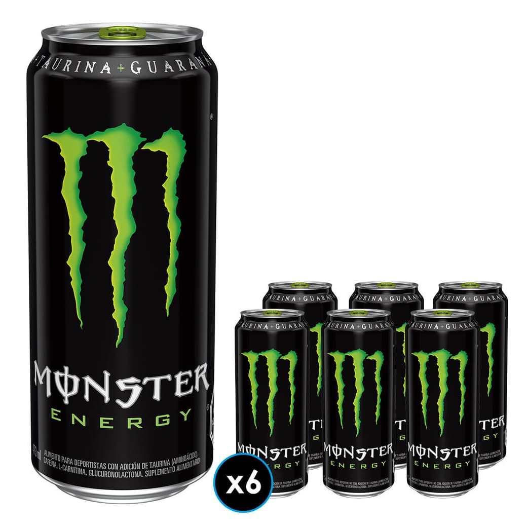 6x Bebida Energética Monster Energy 473cc_1