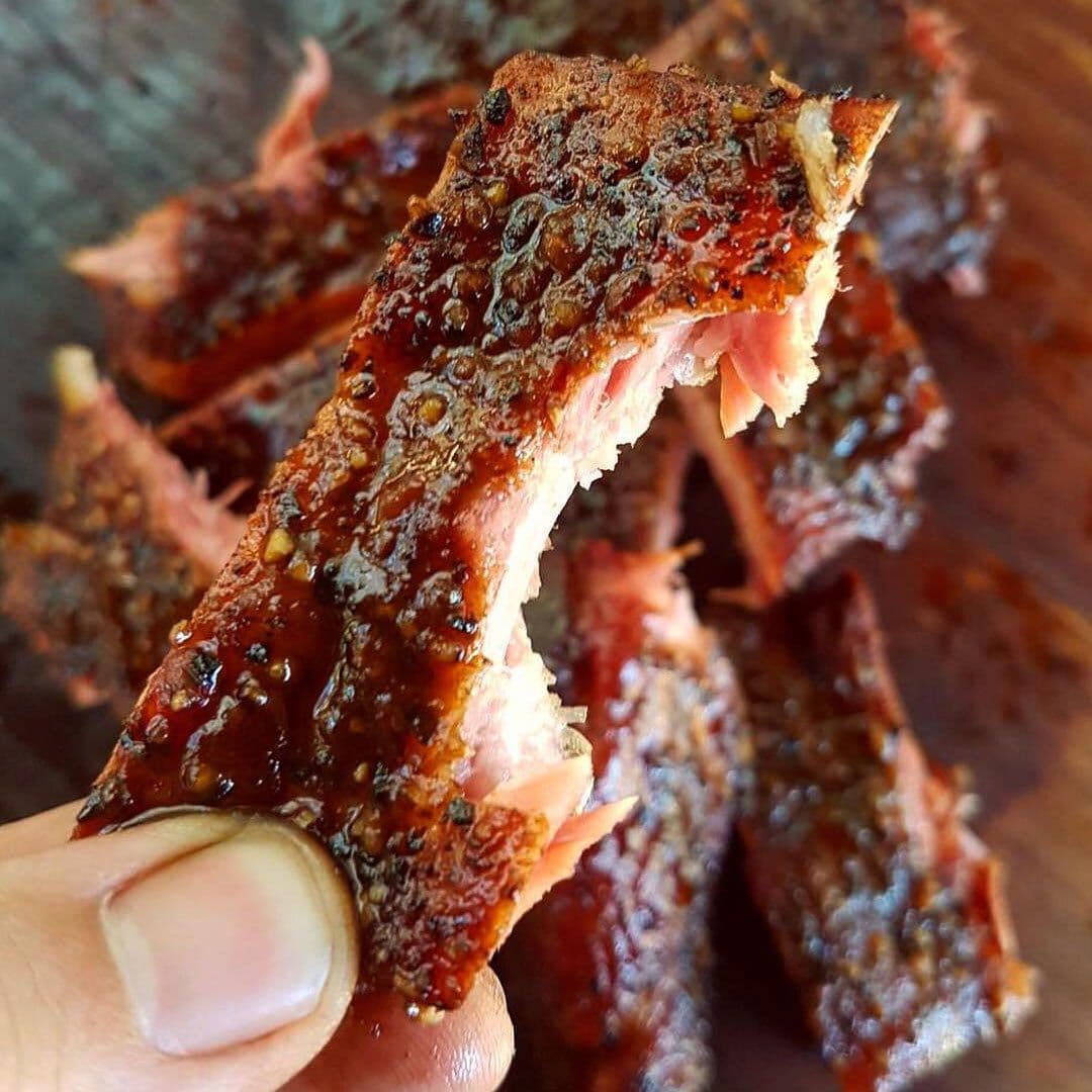 Curacaribs Baby Back Ribs Ahumadas con Salsa Barbecue 600 grs._2