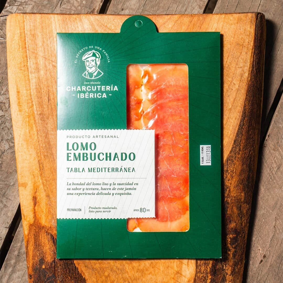 Tabla Mediterránea Lomo Embuchado Charcutería Ibércia 80 grs._2