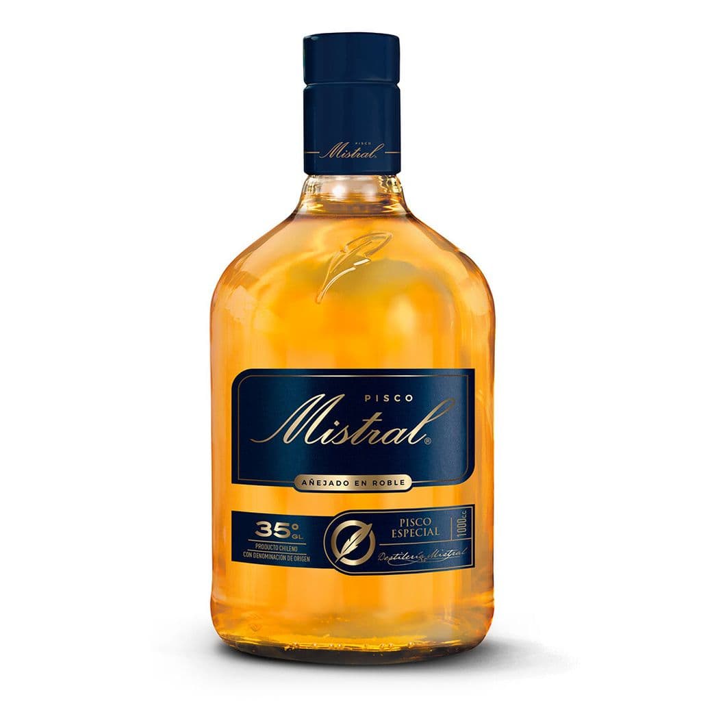 Pisco Mistral Añejado 1 Litro 35º alc._1