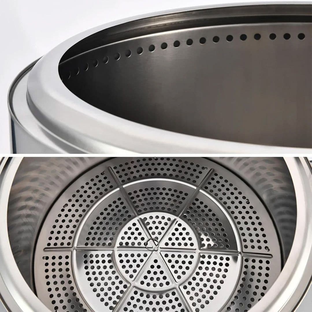 Brasero Bosscamp Sin Humo FireBoss Inferno 48 cm Silver_4