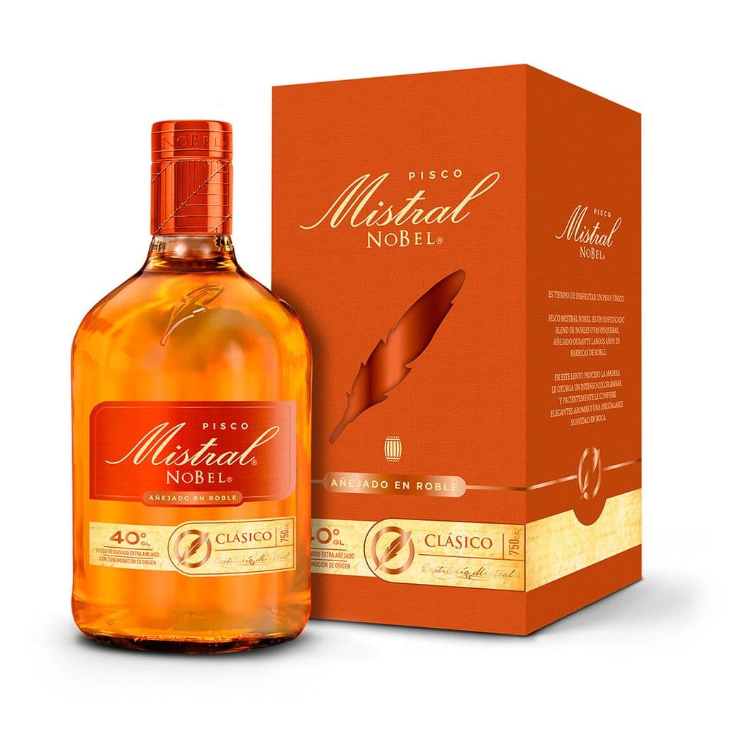Pisco Mistral Nobel 750cc 40º_1