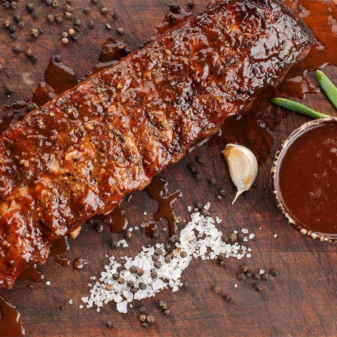 Curacaribs Baby Back Ribs Ahumadas con Salsa Barbecue 600 grs._4