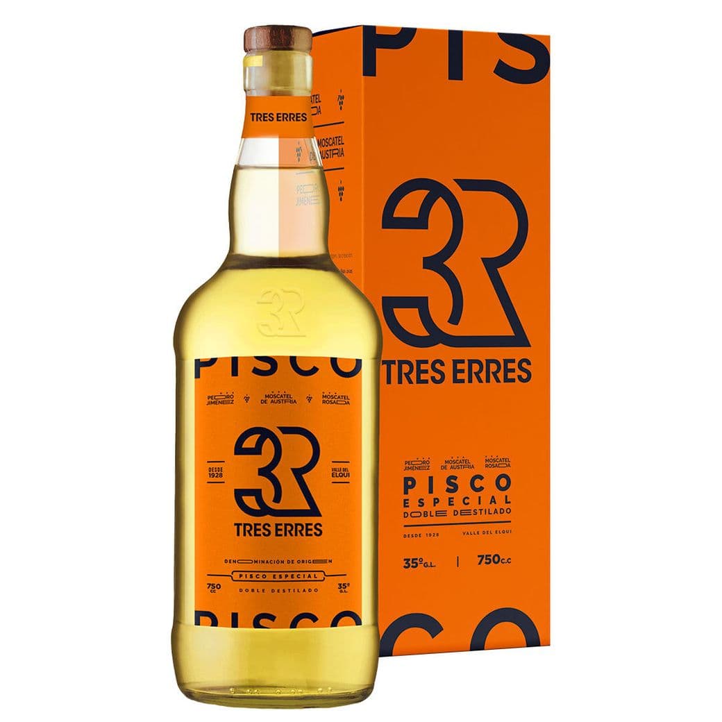 Pisco Tres Erres 750cc 35º alc._1